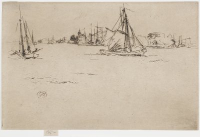 Dordrecht, 1894 by James Abbott McNeill Whistler